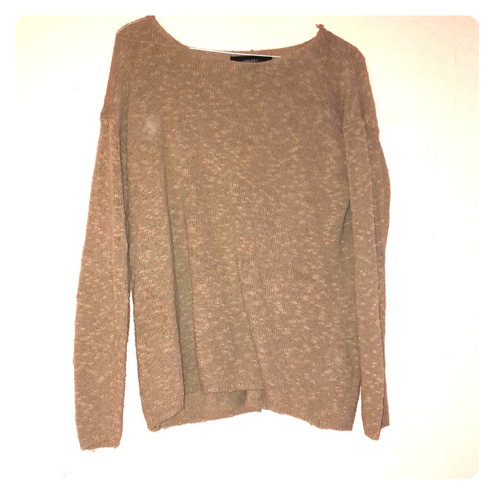 forever 21 thin beige sweater